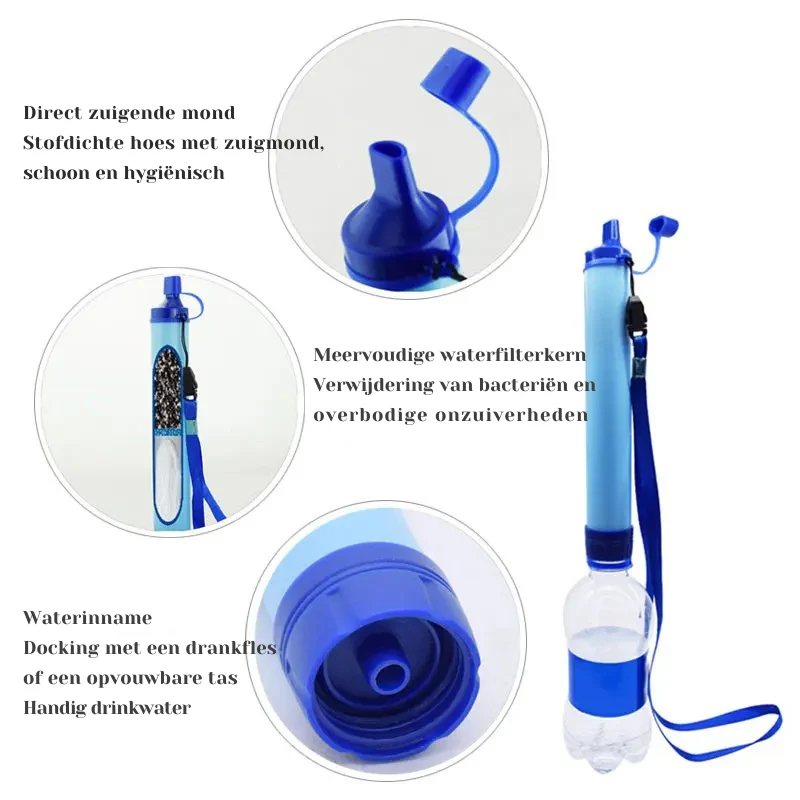 Draagbaar Waterfilter voor Outdoor & Noodgebruik - Afbeelding 5