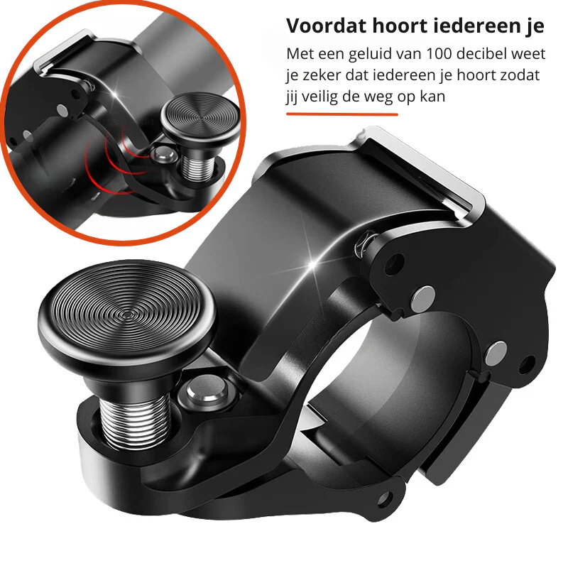 Minimalistische Fietsbel - technologisch design - RingWave - Afbeelding 3