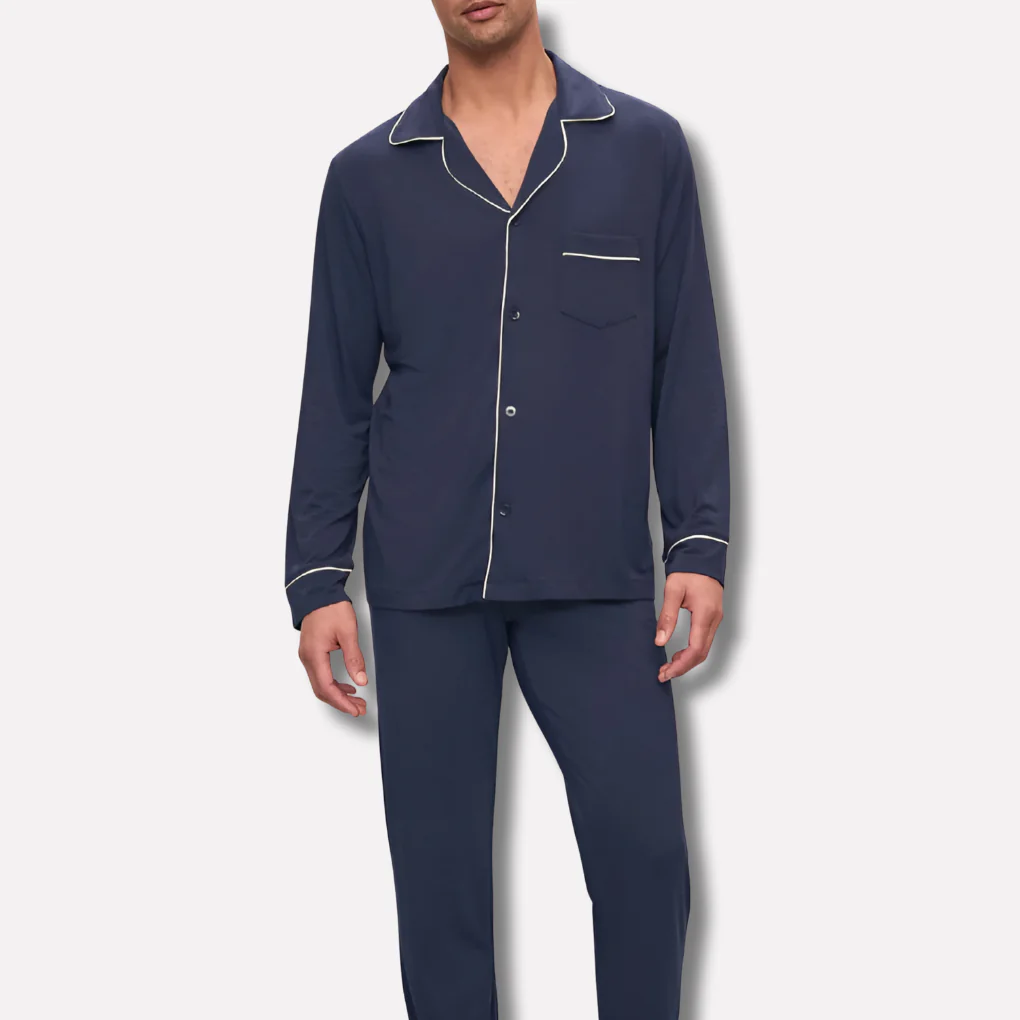 Comfortabele katoenen pyjama voor heren