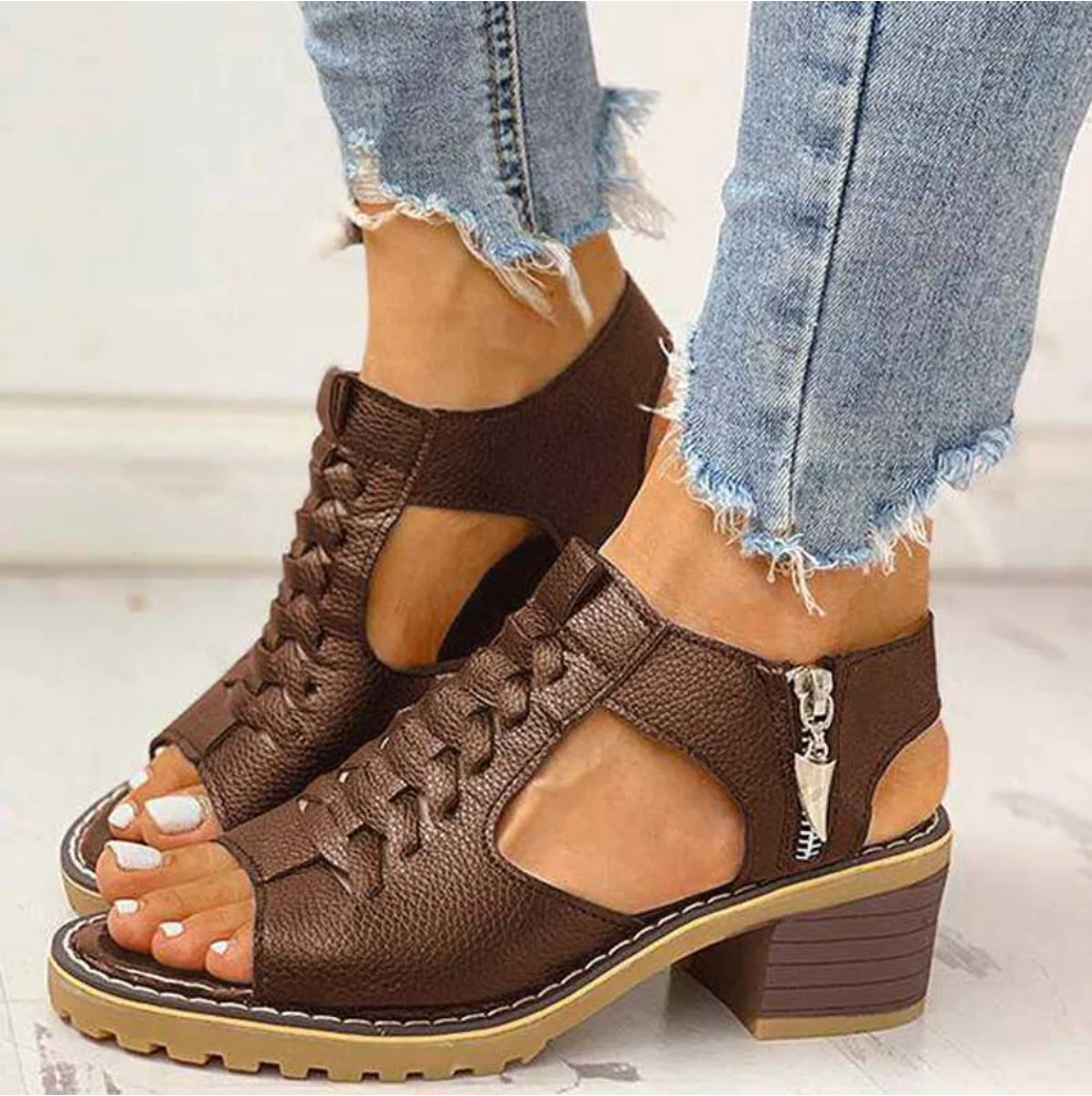 Moeiteloze Elegantie – Sandalen met Hoge Hak – Evalina