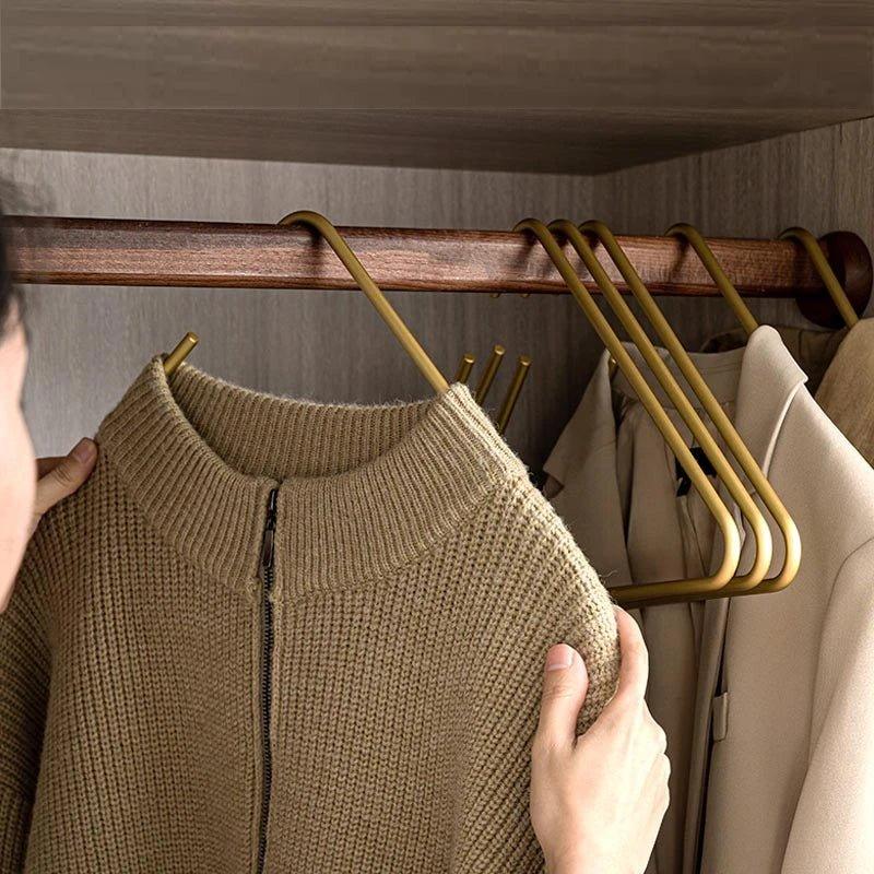 5 stuks luxe kledinghangers – Voor boven- en onderkleding