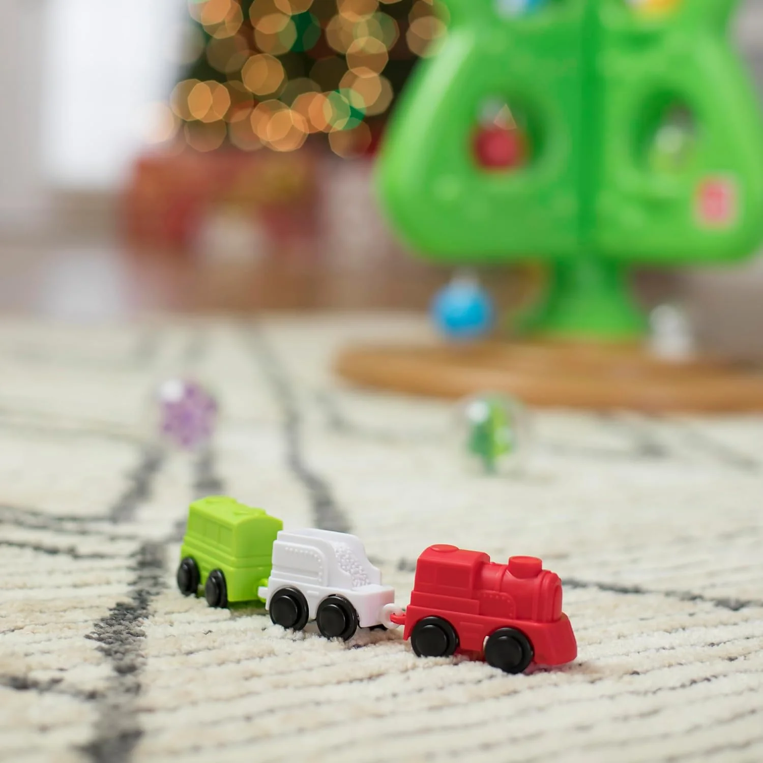 Interactieve kerstboom speelgoed voor peuters met ornamenten en ster - Afbeelding 7