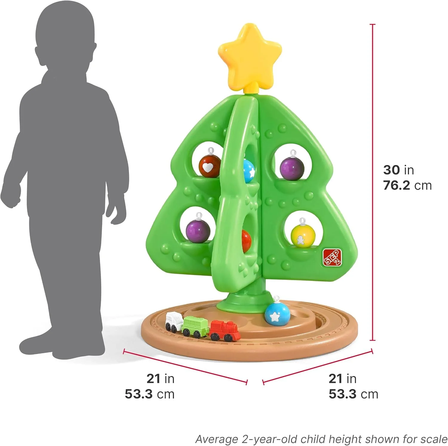 Interactieve kerstboom speelgoed voor peuters met ornamenten en ster - Afbeelding 4