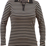 Breton Stripe Polo Shirt