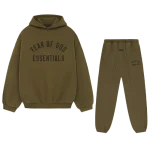 Fear of God Essentials FW24 Olive Set