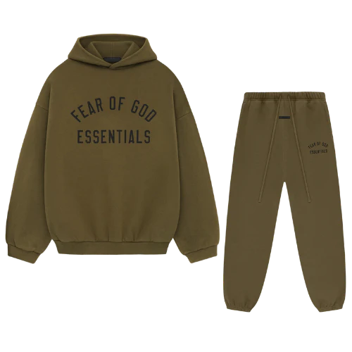 Fear of God Essentials FW24 Olive Set