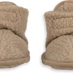 Lodger – Babyslofjes antislip – Teddy – Beige – 12-18 maanden – Warm fleece