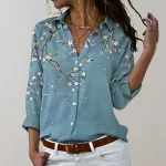 Damesblouse met Lange Mouwen en Print
