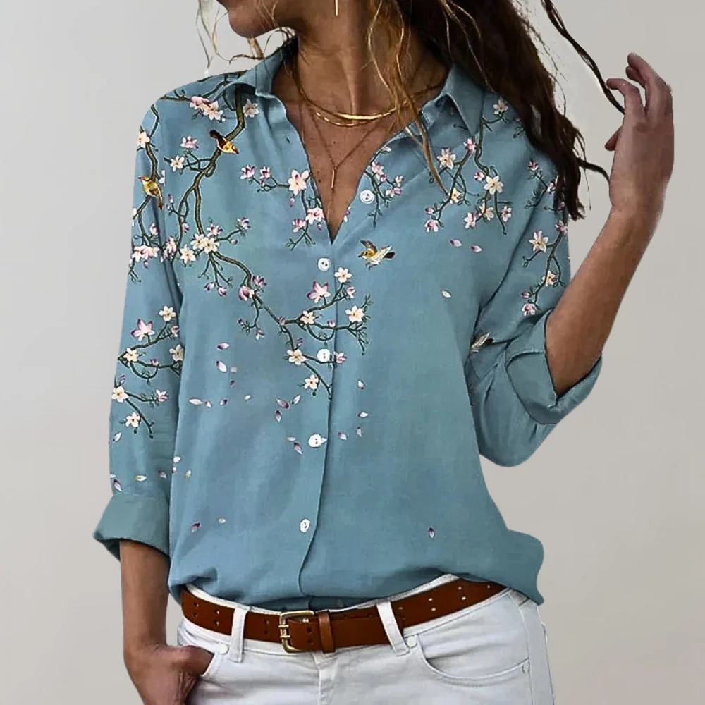 Damesblouse met Lange Mouwen en Print