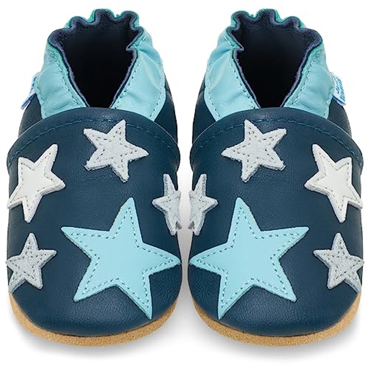 Zachte Leren Babyslofjes voor Meisjes en Jongens – Comfortabele Kruipschoenen met Zachte Zooltjes