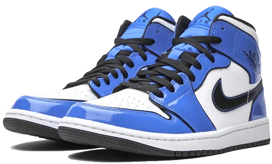 Air Jordan 1 Mid Signal Blue - Afbeelding 3