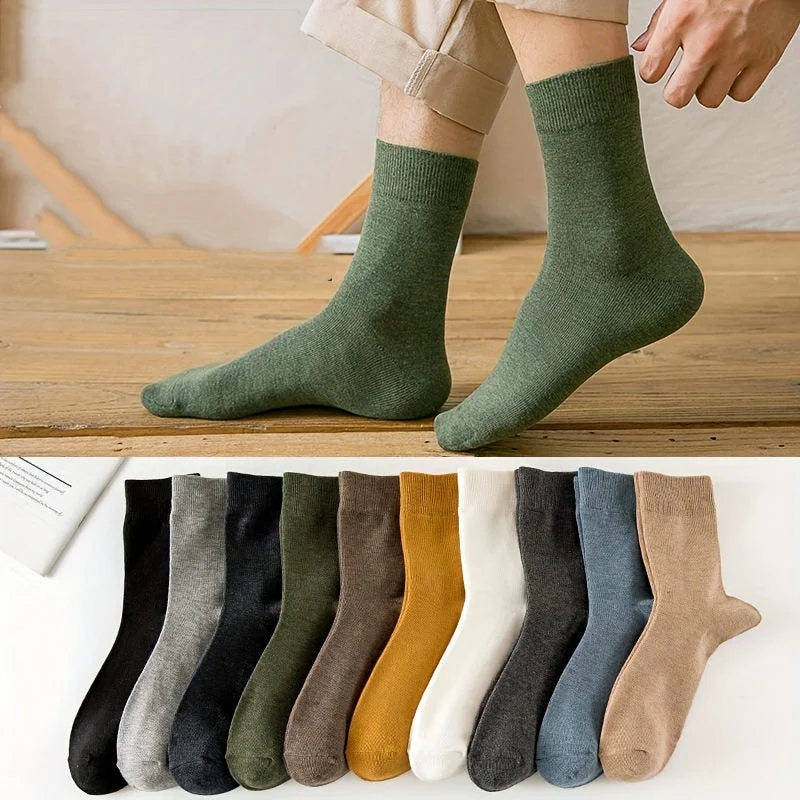 10 Paar Herensokken in 10 Kleuren