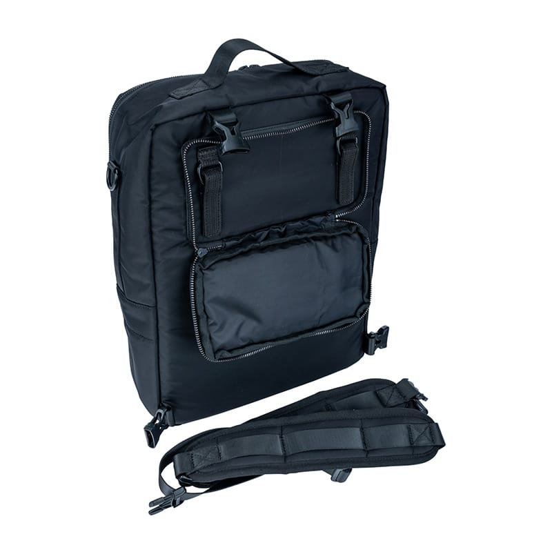 MAIUM Regenjas Shoulder Backpack Black - Afbeelding 6