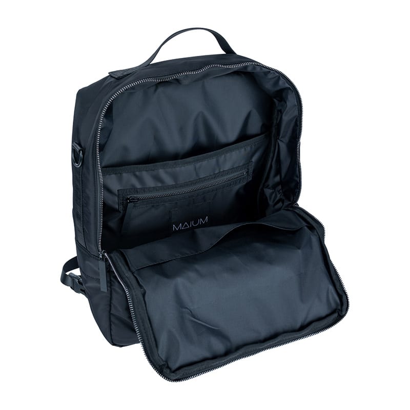 MAIUM Regenjas Shoulder Backpack Black - Afbeelding 5