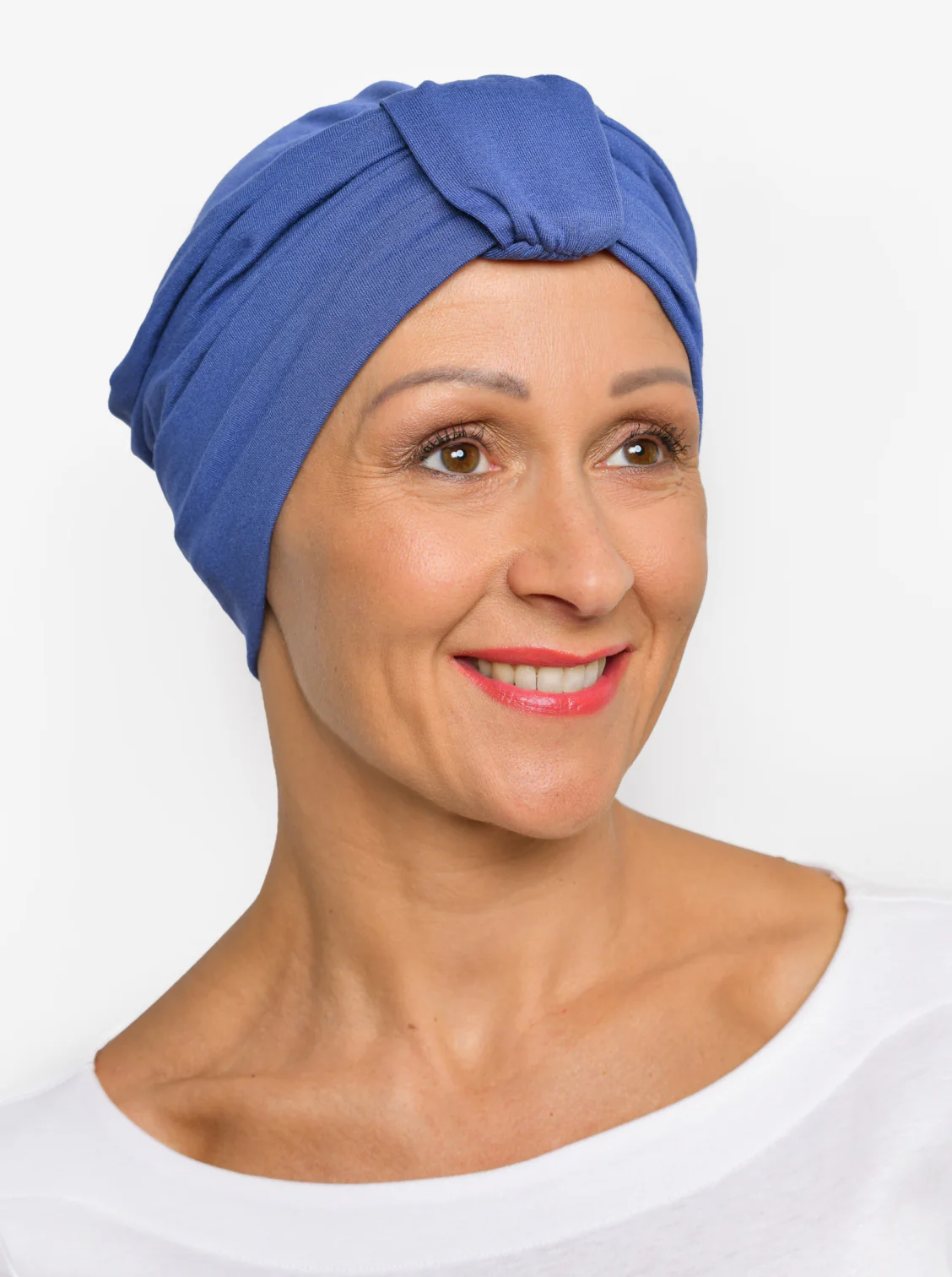 Turban mutsje Sophia – Night blue - Afbeelding 4